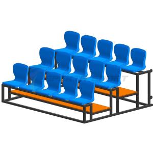 Купить Трибуна мобильная 3 ряда сиденья пластиковые на 15 мест в Тамбове 